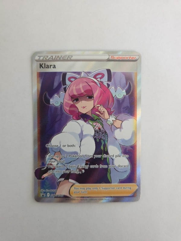 Pokemon Card TCG – Klara SWSH302 Full Art Trainer Sword & Shield Promo Near Mint