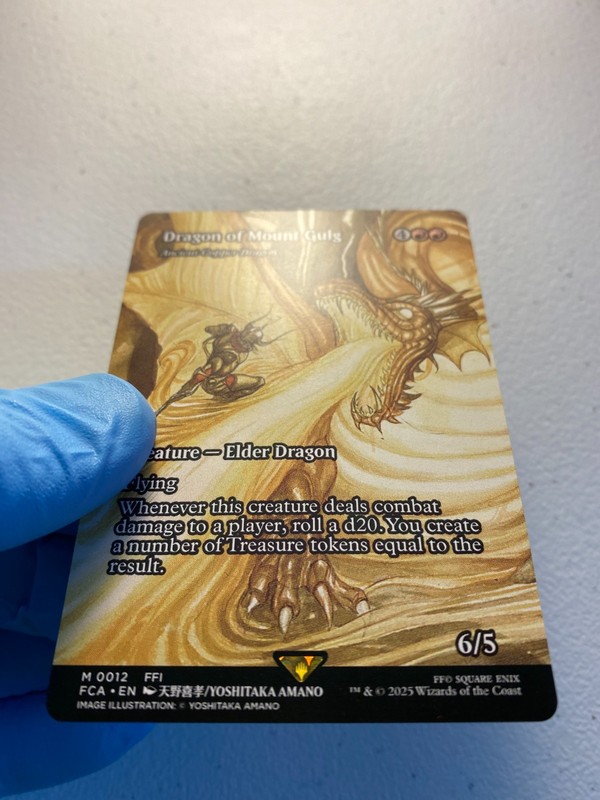 MTG 1x Dragon of Mount Gulg Ancient Copper Dragon # 12 Final Fantasy Magic x1 NM gallery