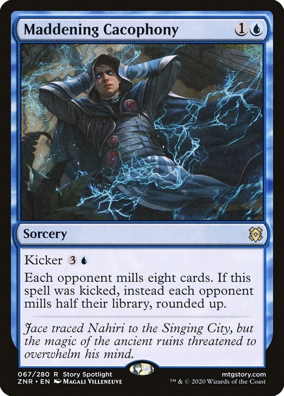 MTG Magic the Gathering Maddening Cacophony (67/496) Zendikar Rising LP