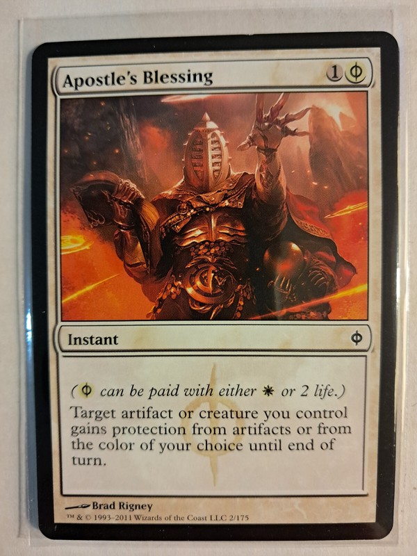 Apostle’s Blessing NEW PHYREXIA (2/175) NM MTG Magic White Common BULK DISCOUNT