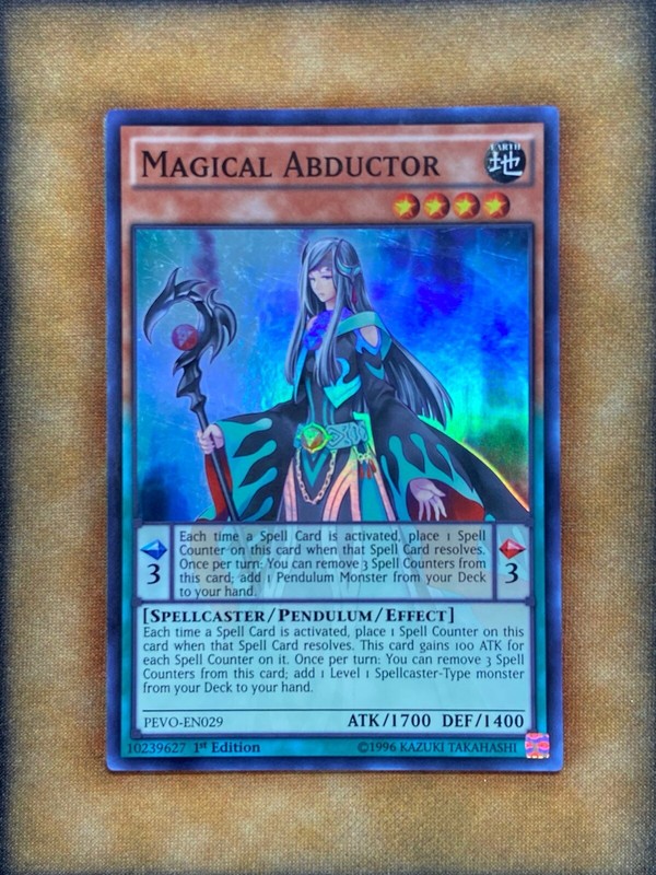 Yugioh Magical Abductor PEVO-EN029 Super Rare 1st Ed NM