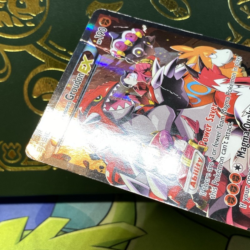Team Magma's Groudon EX 15/34 Double Crisis Holo HP gallery