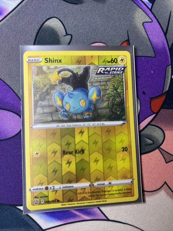 Pokemon TCG Battle Styles Reverse Holo Shinx 046/163