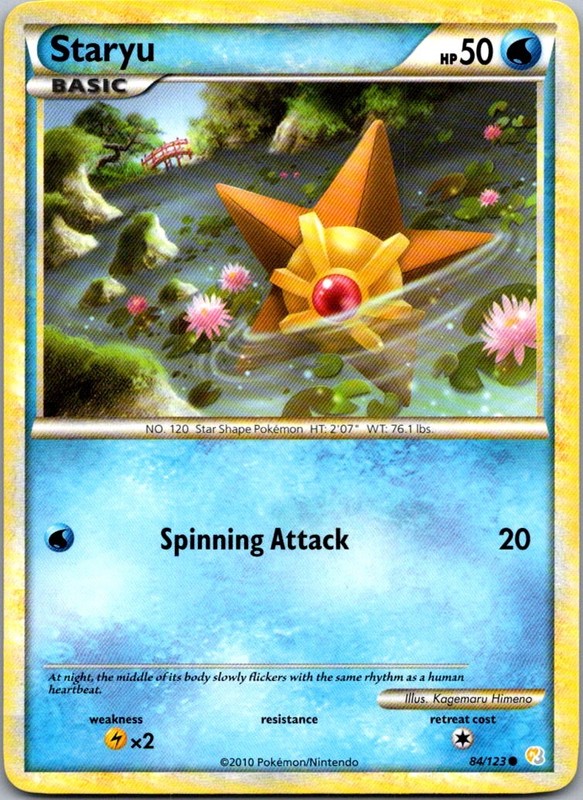 Staryu 84/123 HeartGold SoulSilver Common LP