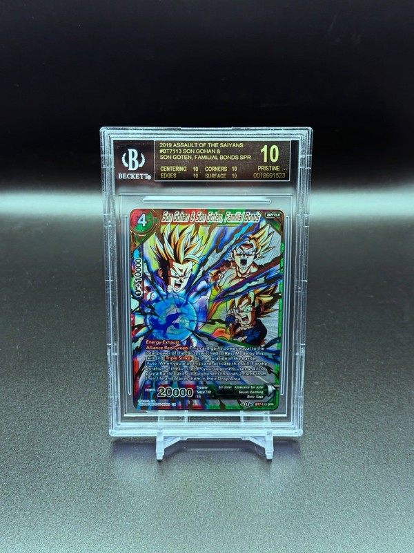 Son Goten & Son Gohan Familial Bonds BT7-113 SPR BGS 10 Black Label – POP 2!!