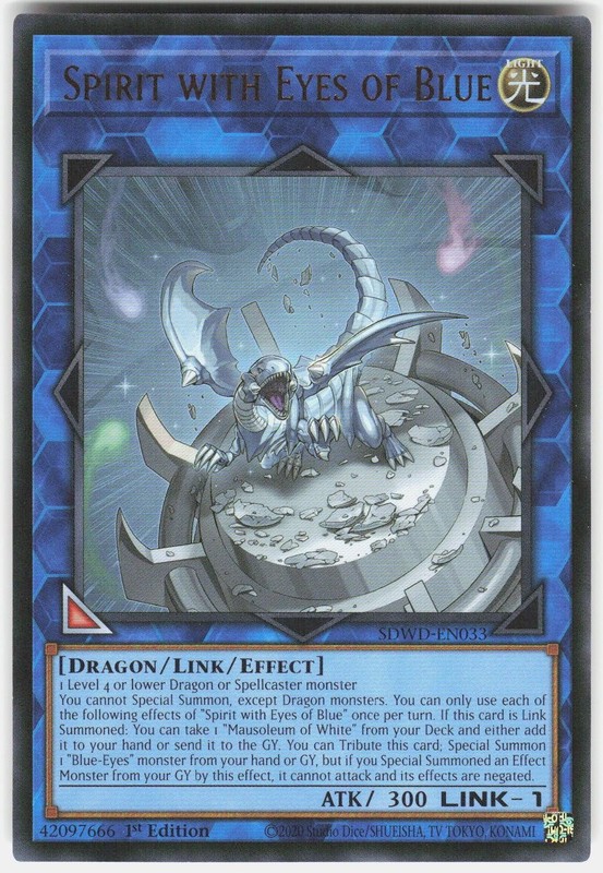 Spirit with Eyes of Blue SDWD-EN033 Structure Deck: Yu-Gi-Oh 1st Edition NM