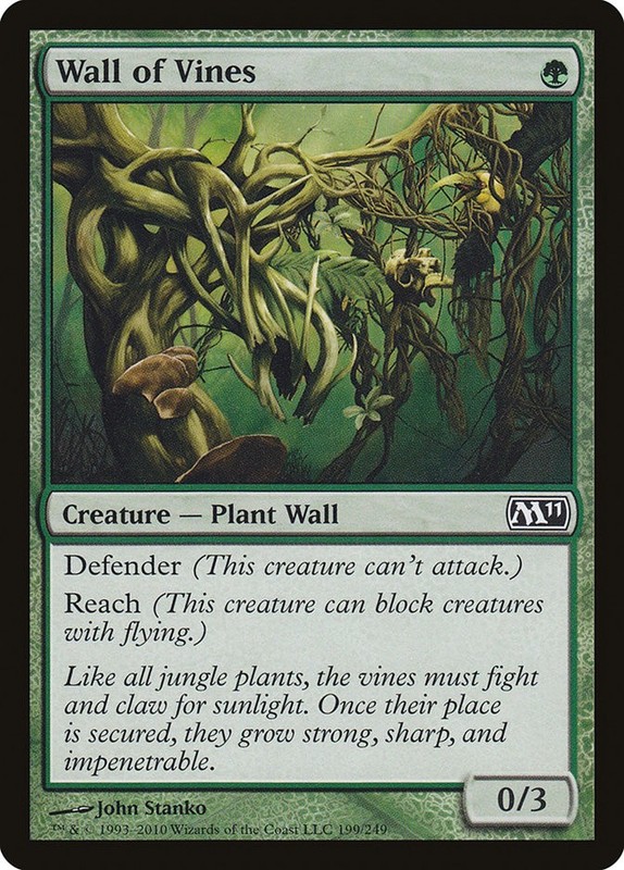 Wall of Vines (199) Magic 2011 M11 MTG Magic