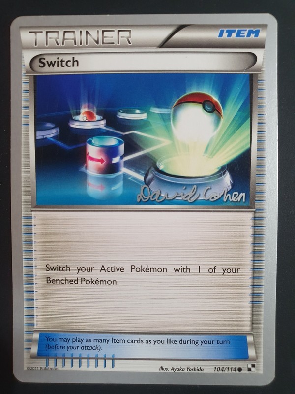 Switch 104/114 Trainer – David Cohen World Championships 2011 Set – LP