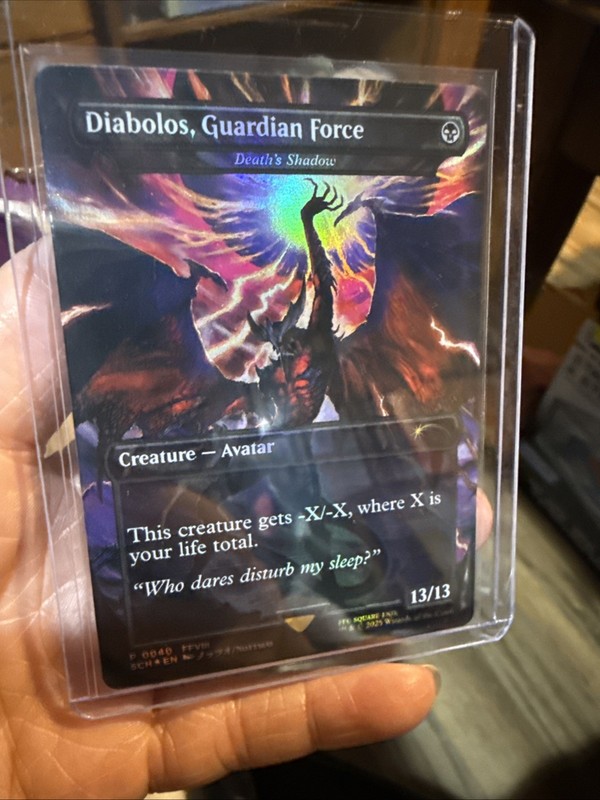 Diabolos, Guardian Force - Death's Shadow - Game Day Store Champ Promo -Foil NM gallery