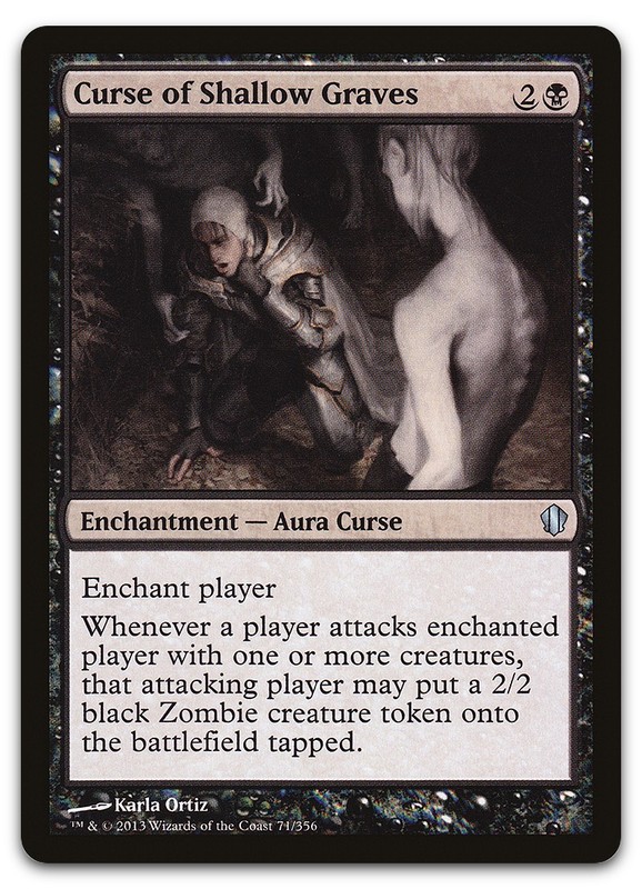 Curse of Shallow Graves #71 (NM) Commander 2013 C13 Magic MTG