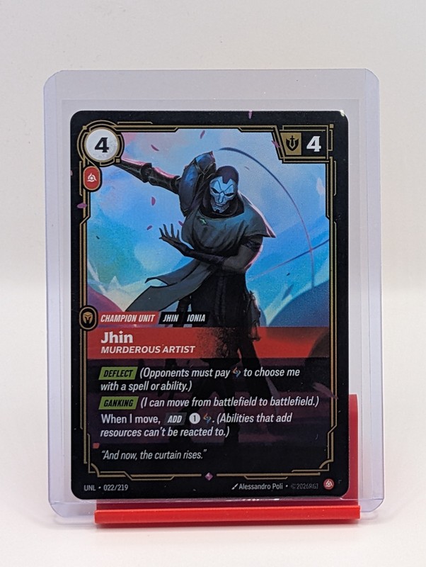 Jhin – Murderous Artist [Foil] #22 Riftbound Unleashed