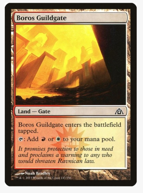 Boros Guildgate | DGM | Gate Tribal Staple | MTG Maze’s End EDH Pauper | LP