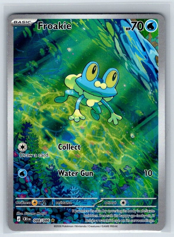 Froakie 088/086 Me04: Chaos Rising Holo NM