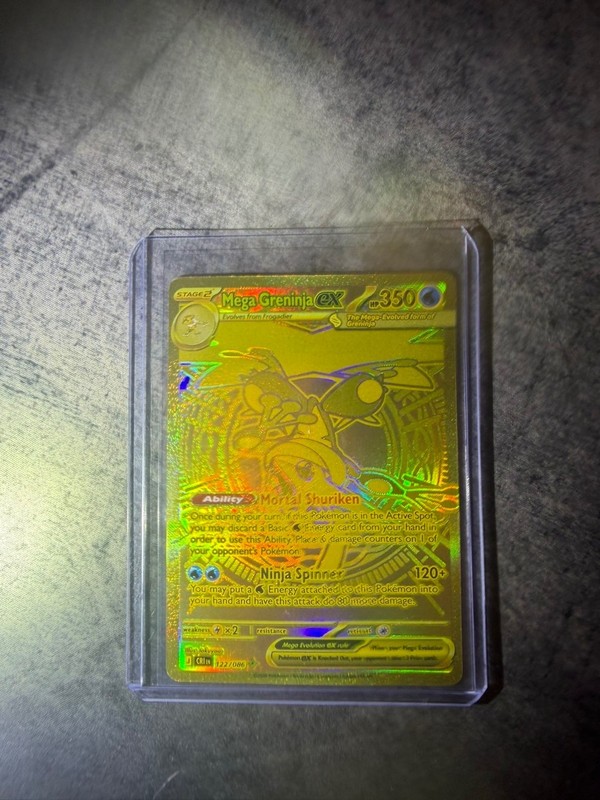 Mega Greninja ex 122/086 Me04: Chaos Rising Holo