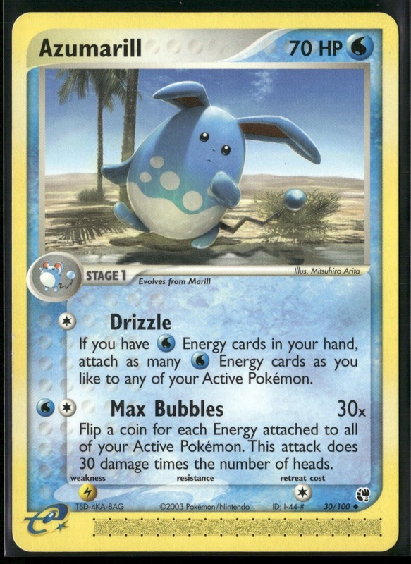 Azumarill Uncommon Sandstorm 30/100 NM