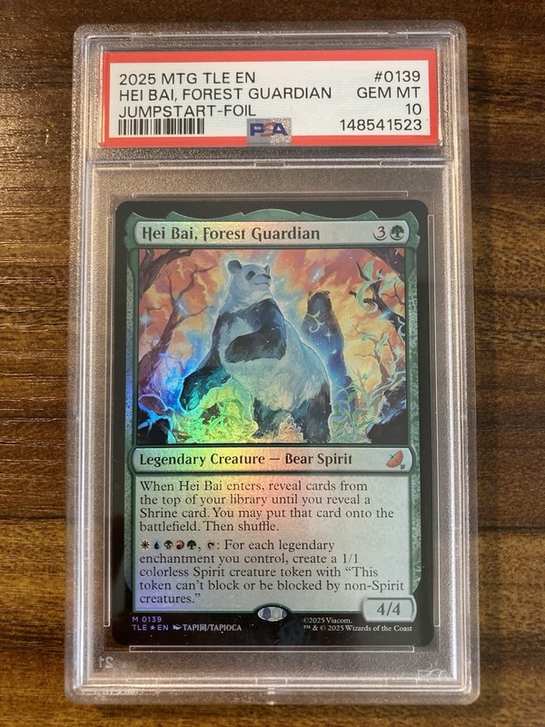 MTG✨HEI BAI, FOREST GUARDIAN FOIL✨TLE Avatar: Eternal JUMPSTART PSA 10 MYTHIC