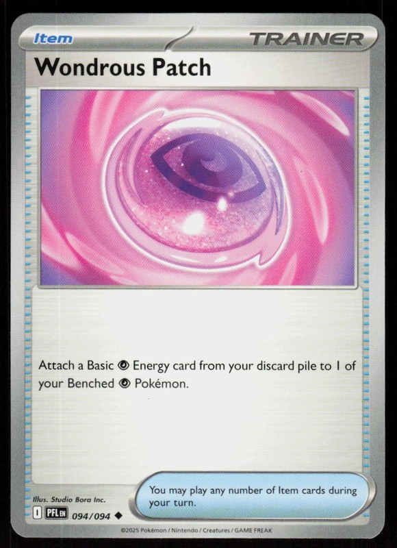 Wondrous Patch 094/094 Uncommon Phantasmal Flames Pokemon Near Mint