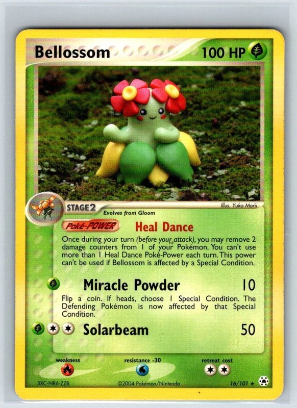 Bellossom 16/101 Hidden Legends Regular Yuka Morii Art LP