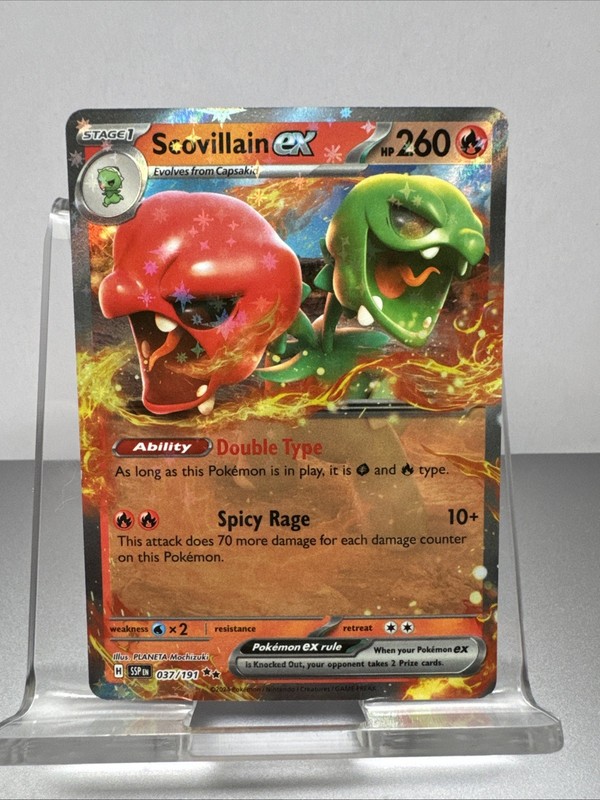 Scovillain ex 037/191 Sv08: Surging Sparks Holo
