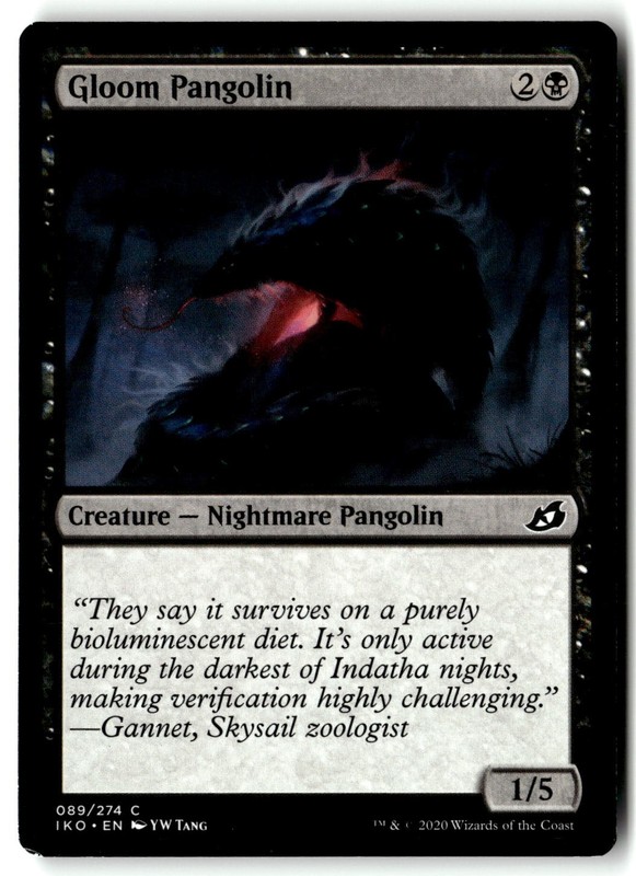Gloom Pangolin 89 Common Ikoria: Lair of Behemoths Magic: The Gathering LP