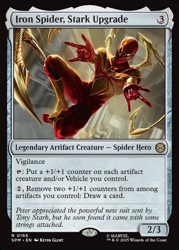 MTG Spider-Man R Iron Spider, Stark Upgrade #0166