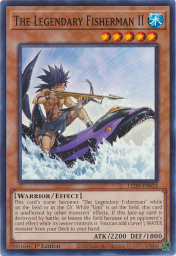 3 x The Legendary Fisherman II (LED9-EN024) – Common – 1st Edition