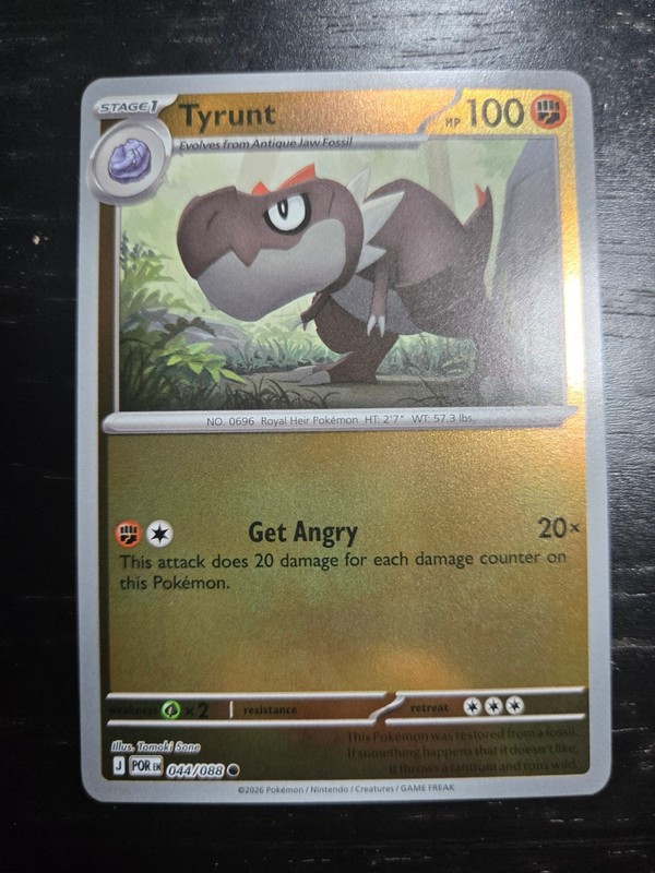 Tyrunt Reverse Holo Common ME03: Perfect Order 044/088 NM