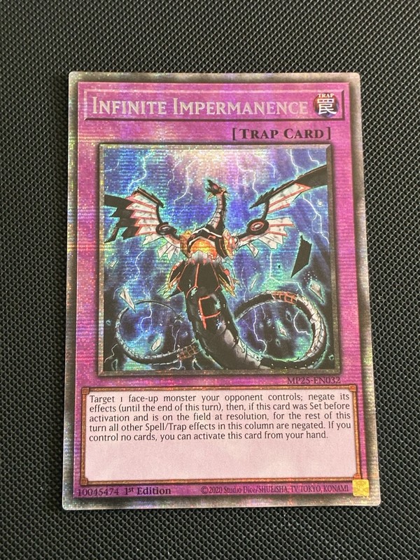 Yugioh! – Infinite Impermanence MP25-EN032 2025 Mega-Pack Starlight Rare 1st NM
