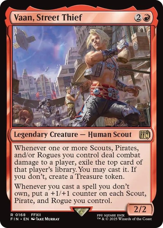 Vaan, Street Thief (R) #168 FINAL FANTASY MTG NM