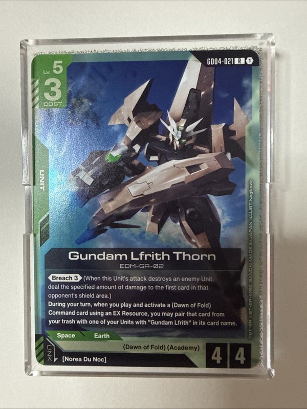Gundam Lfrith Thorn EDM-GA-02 Gundam NewType Rising 020 GD04 Foil