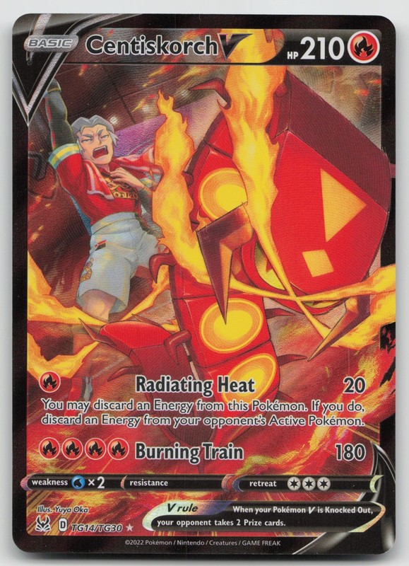 Centiskorch V Ultra Rare SWSH11: Lost Origin Trainer Gallery TG14/TG30 NM