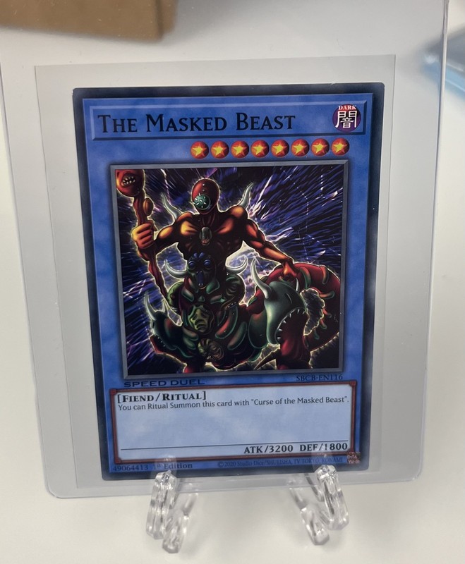 The Masked Beast (SBCB-EN116) Speed Duel: Battle City Box (1st Edition) Yu-Gi-Oh