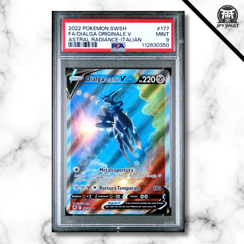 Pokemon Card Italian – Original Dialga V #177 – Astral Radiance – PSA 9 MINT