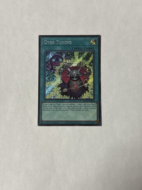 1x Over Tuning Secret Rare BLGG-EN034
