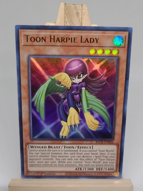 Yugioh x1 Toon Harpie Lady BLCR-EN066 Ultra Rare 1st Ed (NM)