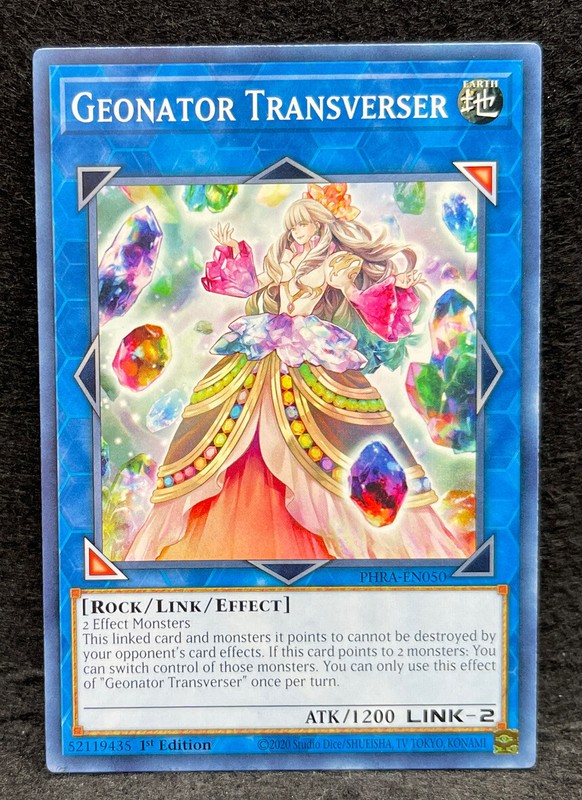 Yu-Gi-Oh! TCG, Geonator Transverser, Phantom Rage PHRA-EN050 1st Edition Common
