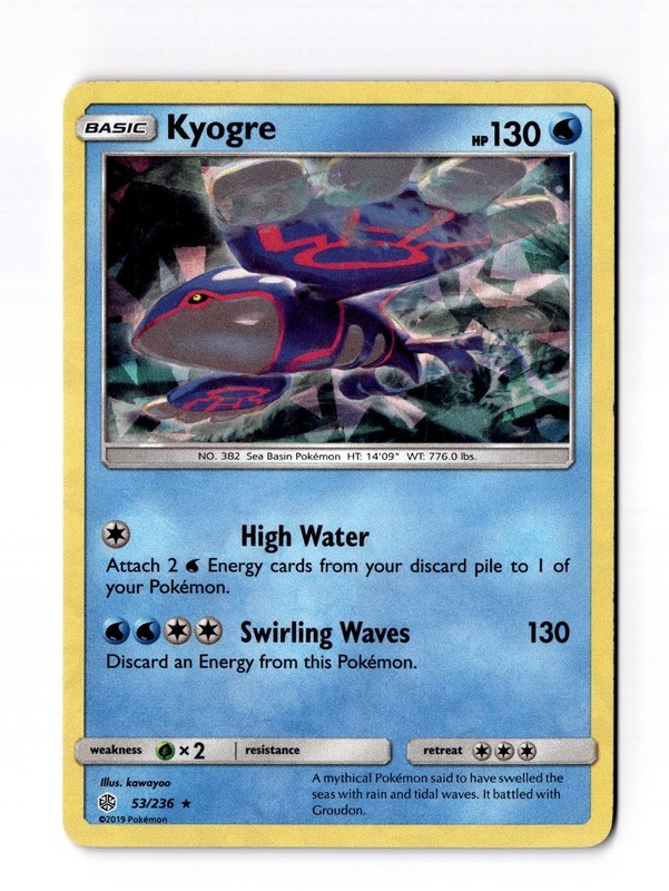 Kyogre – 53/236 (Cracked Ice Holo) – Deck Exclusives (PR)