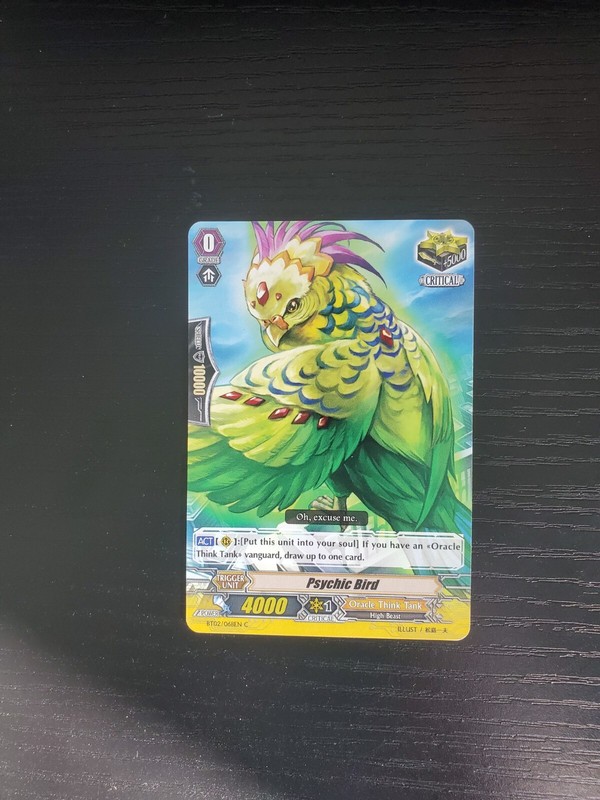 Cardfight – Onslaught of Dragon Souls – Psychic Bird – BT02/068EN – NM