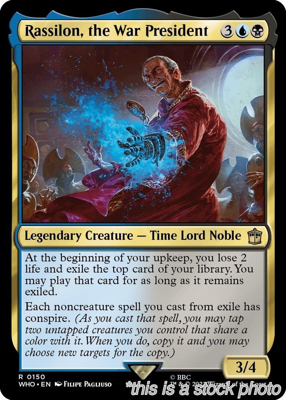 Rassilon, the War President [WHO – 150MagicNM