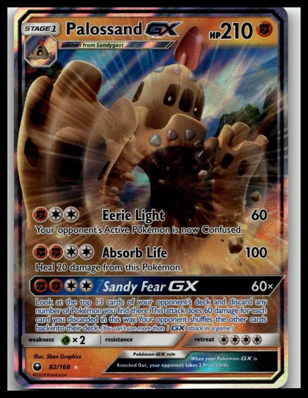 SM – Celestial Storm #82/168 Palossand GX