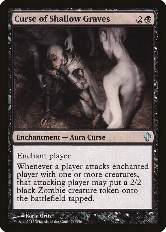 Curse of Shallow Graves [Commander 2013] Near Mint