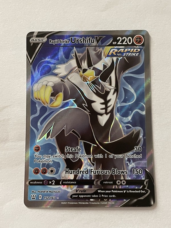Pokemon TCG Rapid Strike Urshifu V 152/163 UR Battle Styles NM