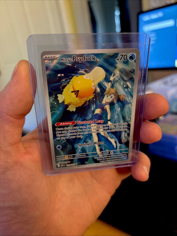 Misty’s Psyduck Illustration Rare SV10: Destined Rivals 193/182 Pokemon