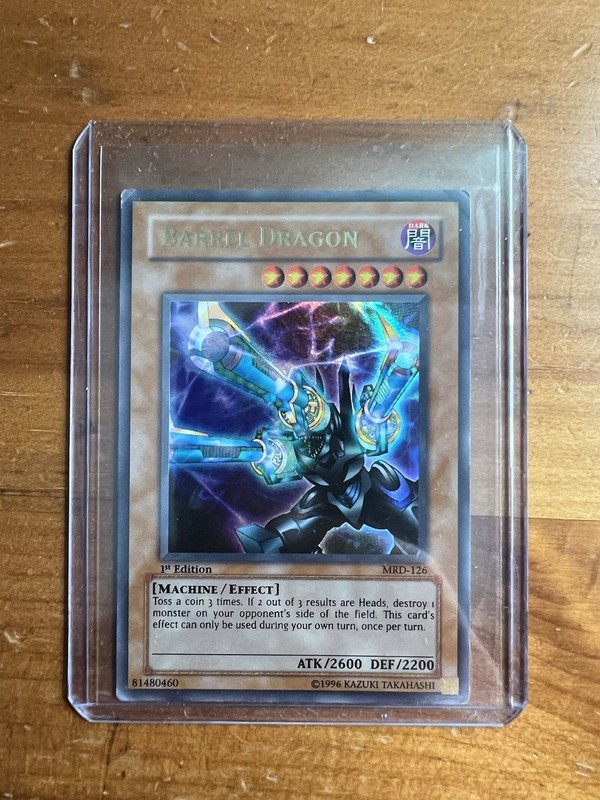 Yugioh: Barrel Dragon – MRD-126 – Ultra Rare – 1st Edition – MP
