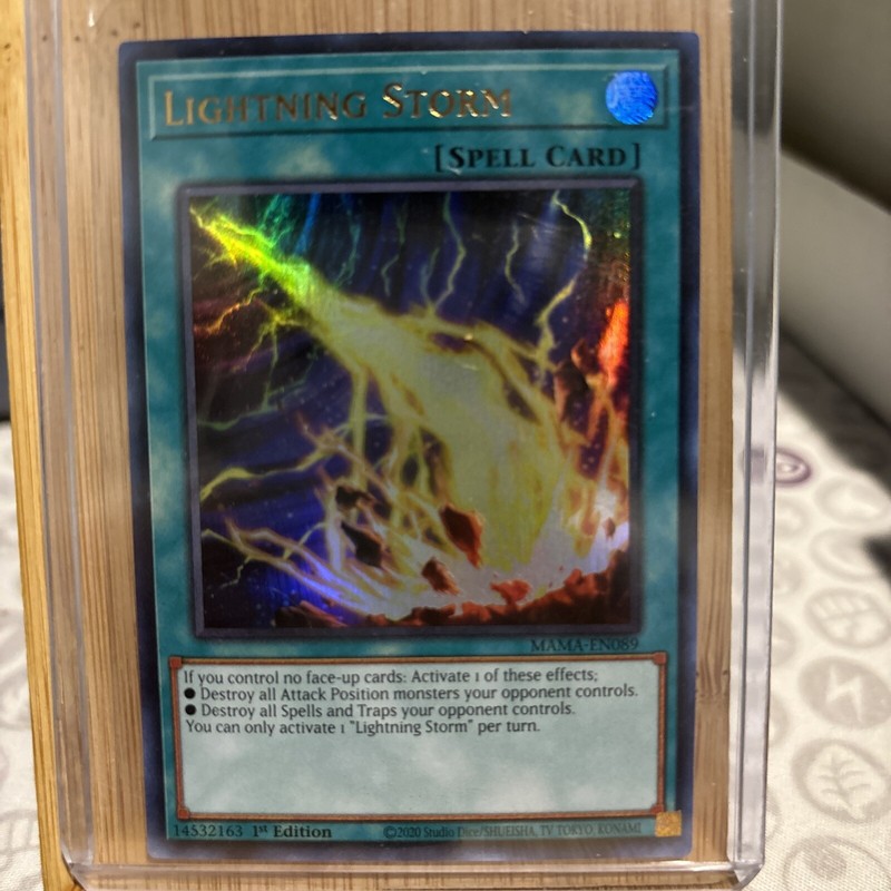 🔥Yugioh MAMA-EN089 Lightning Storm ULTRA RARE 1ST EDITION