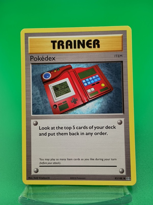Pokemon XY Evolutions Pokédex Uncommon Trainer Card 82/108 NM