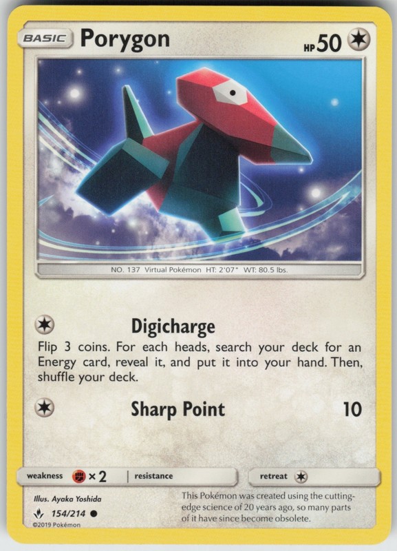 Porygon (154) 154/214 Common SM – Unbroken Bonds