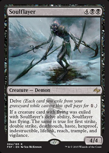 Soulflayer ~ Lightly Played Fate Reforged MTG Magic UltimateMTG Black Card