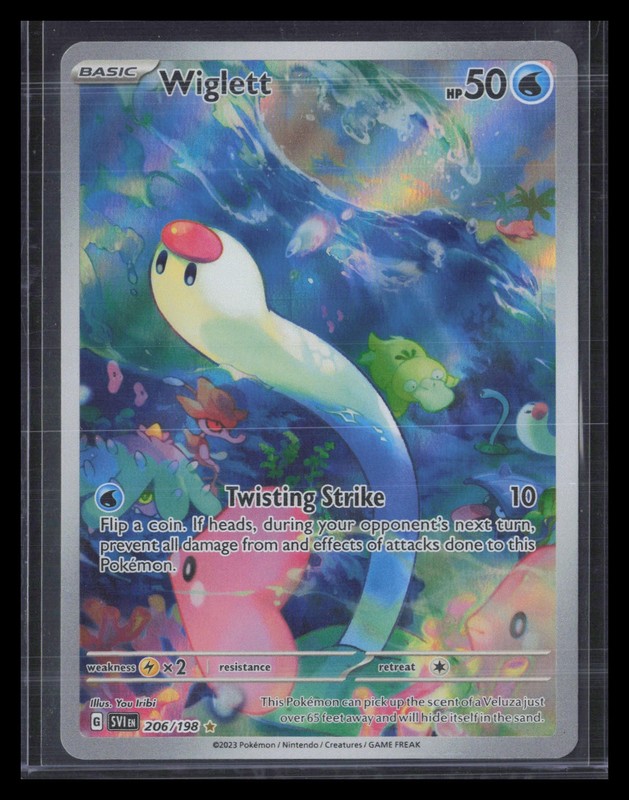 Wiglett #206/198 SV01: Scarlet & Violet Base Set Holo
