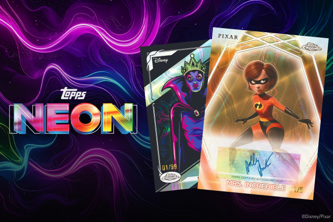 2026 Topps Disney NEON Base Cards #1-200 – Complete your set! You Pick!